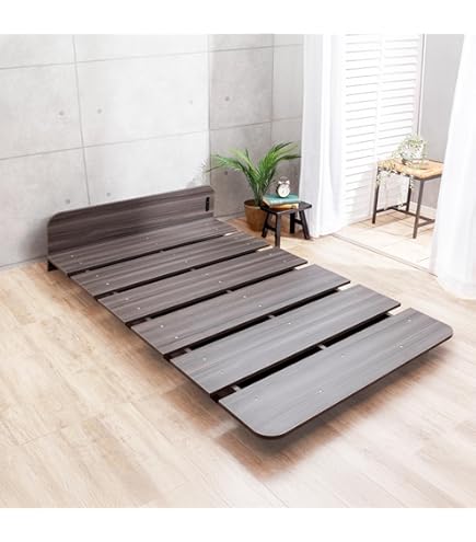 Amazon｜テンピュール(Tempur) 木製ベッド ブラウン クイーン 約W160